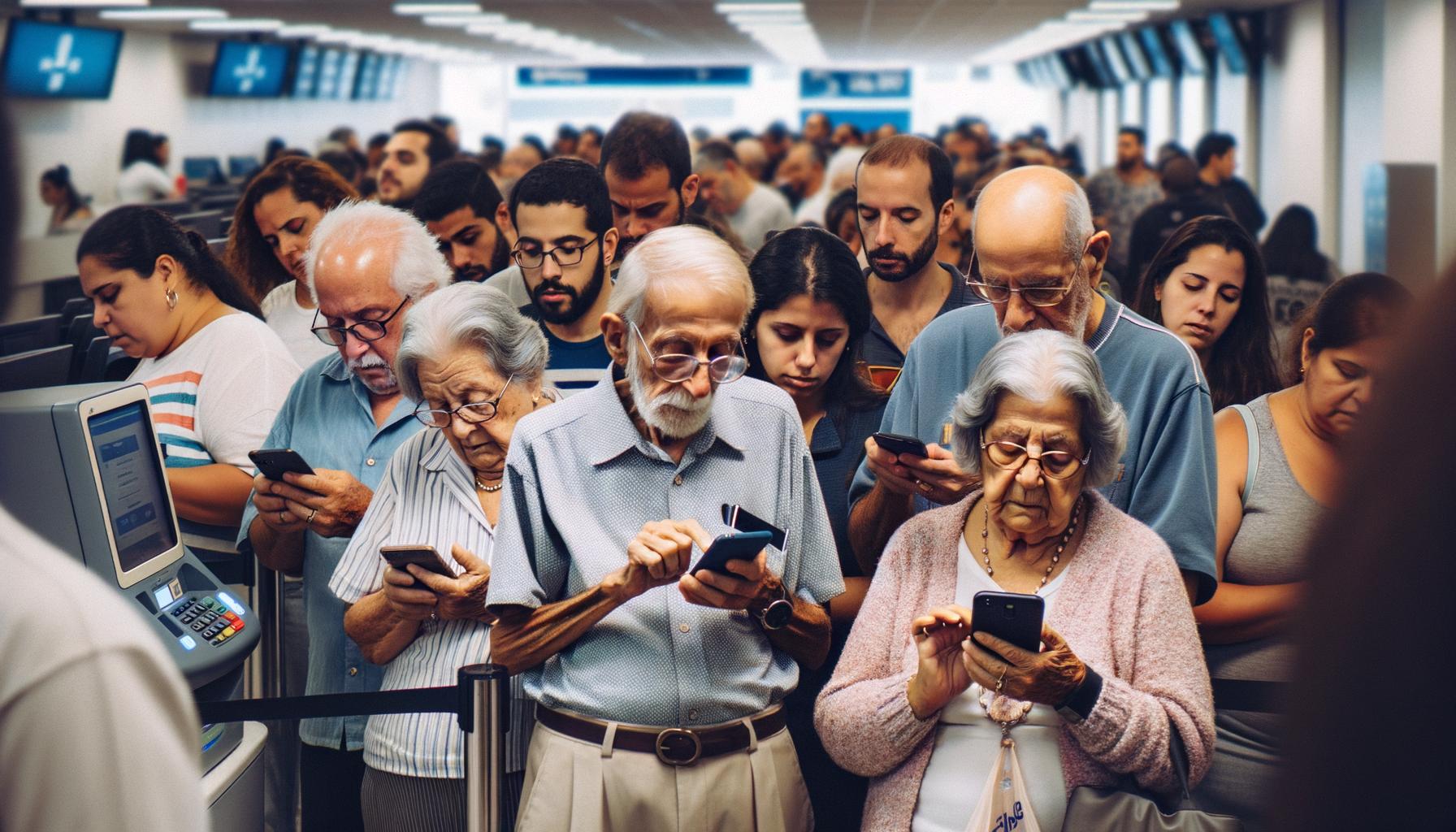 O mistério por trás das filas gigantes nos bancos brasileiros: você vai se surpreender com o real motivo!