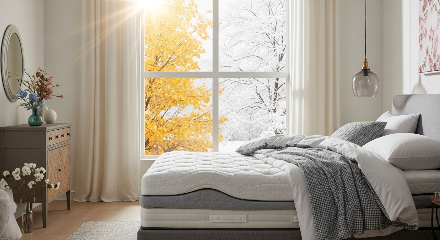 Dormir bem o ano todo: como adaptar seu quarto às mudanças de clima