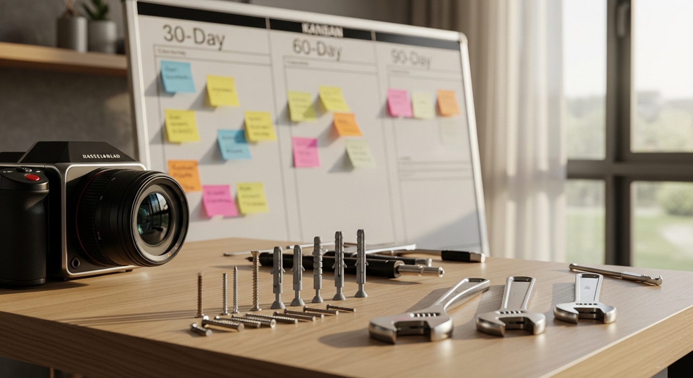 Casa eficiente, menos imprevistos: o plano 30-60-90 para organizar a manutenção doméstica