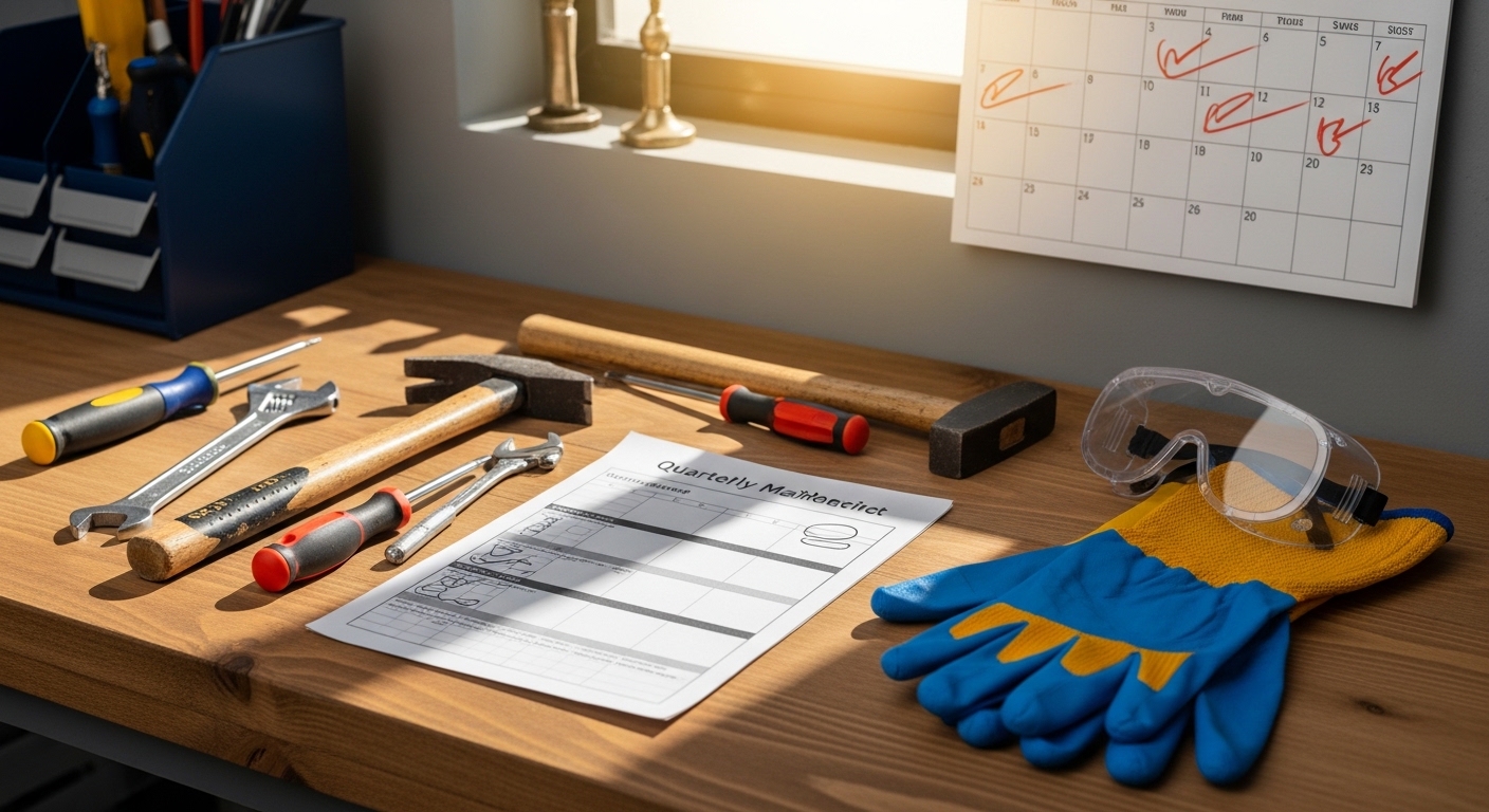 Casa eficiente: a rotina de manutenção que evita imprevistos e libera sua agenda