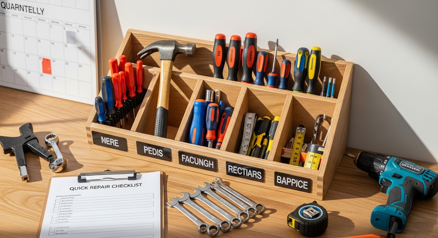 Pequenos reparos, grandes ganhos: o sistema simples que evita emergências e devolve horas à sua semana