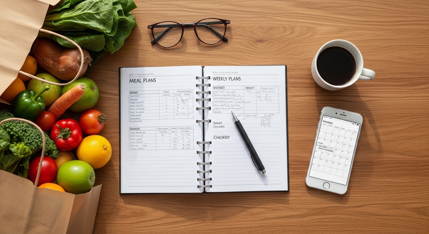 Um plano semanal simples para organizar casa, refeições e gastos — e recuperar horas do seu tempo