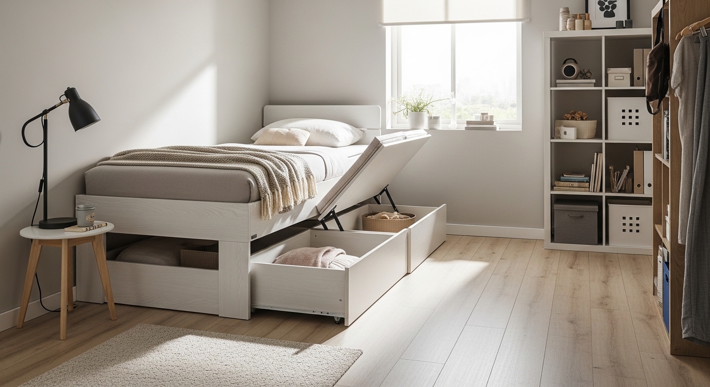 Quarto enxuto, mente focada: organização funcional para ganhar tempo no dia a dia