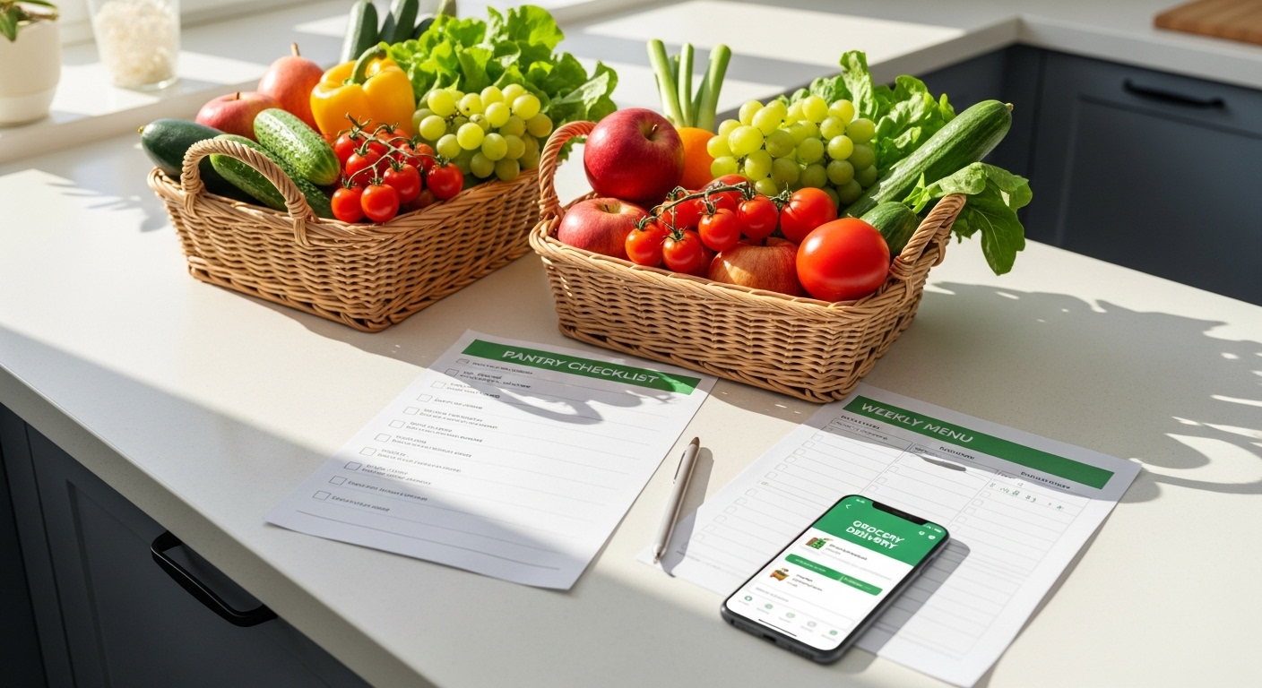 Rotina sem caos: como planejar compras e refeições para ganhar tempo na semana