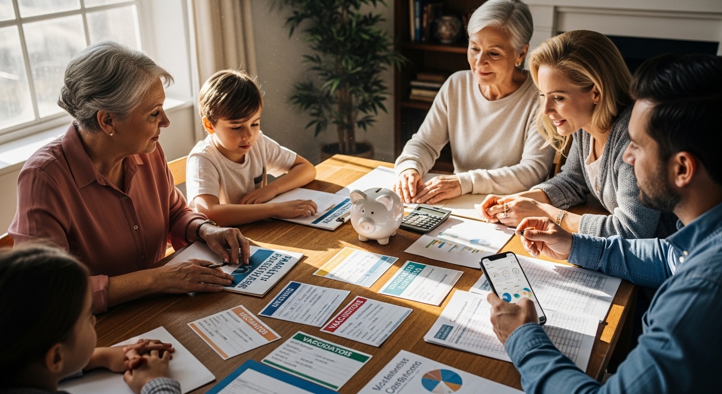 Saúde sem sustos: como planejar o cuidado da família com prevenção e escolhas que cabem no bolso