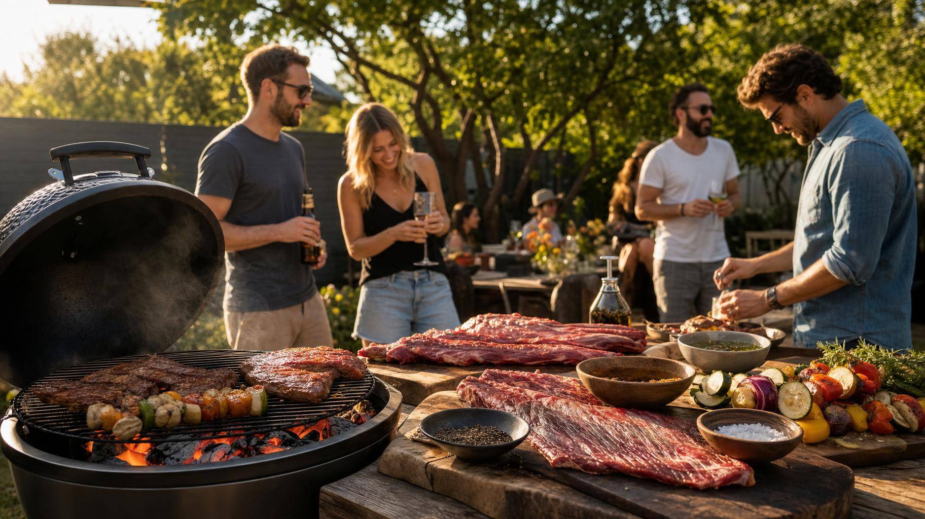 Churrasco de fim de semana sem estresse: planejamento, cortes e clima ideal para reunir a galera