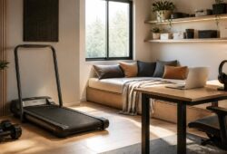 Bem-estar que cabe em casa: estratégias para integrar treino, trabalho e descanso em espaços pequenos