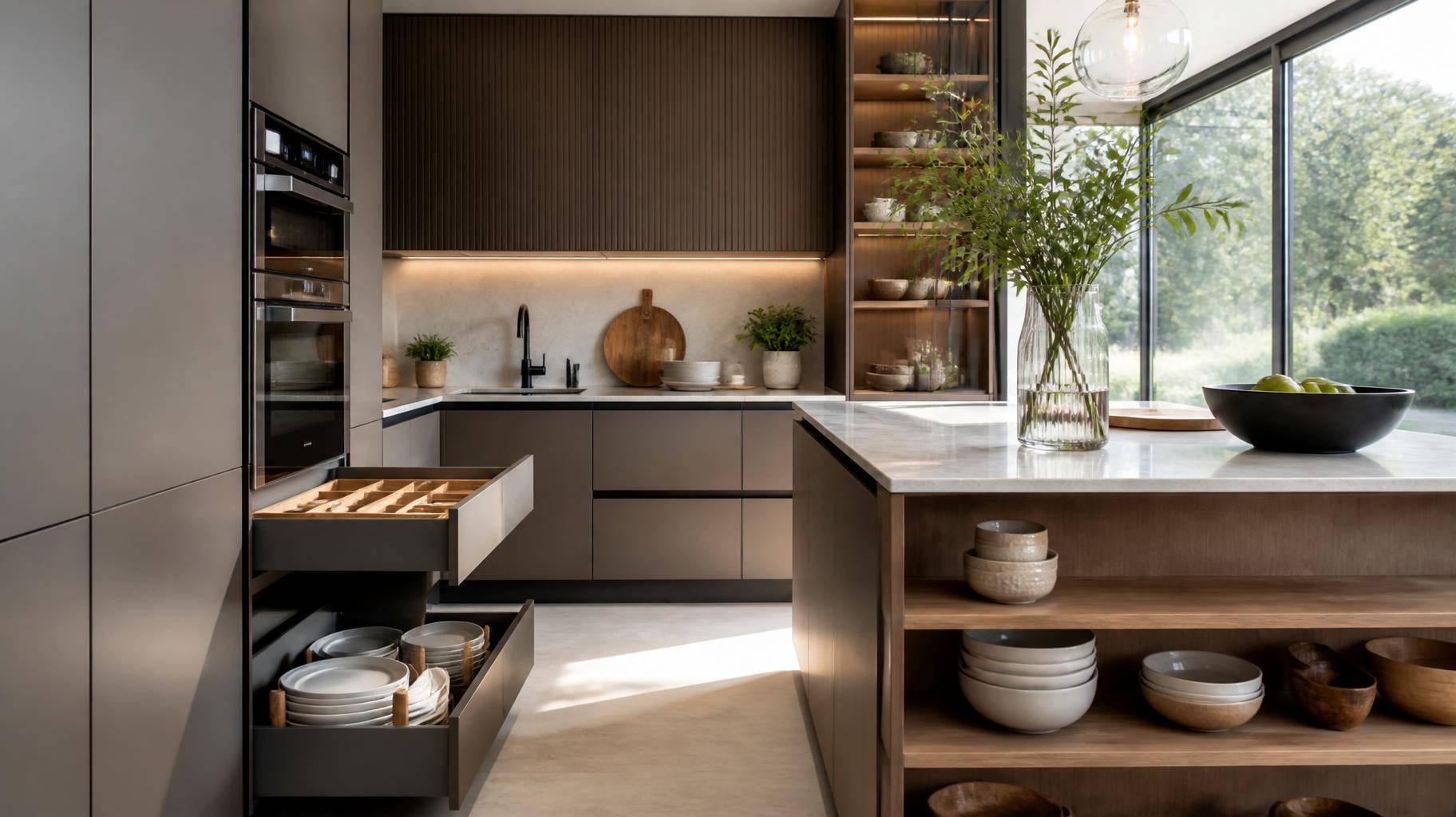 Cozinhas inteligentes: estratégias de layout e armazenamento para mais beleza e funcionalidade